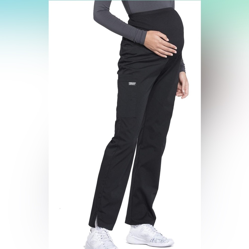 Cherokee Women's Black Straight Leg Scrub Pants